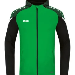 Jako Herren Kapuzenjacke Performance grün-schwarz