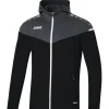 Jako Herren Kapuzenjacke Champ 2.0 schwarz-grau