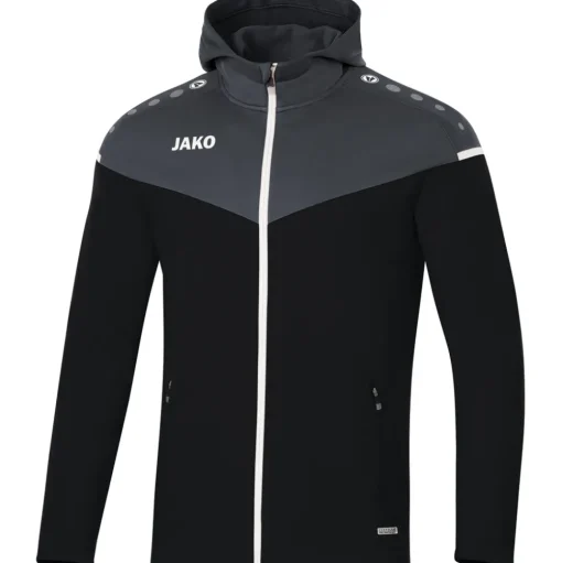 Jako Herren Kapuzenjacke Champ 2.0 schwarz-grau
