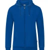 Jako Herren Kapuzenjacke Organic blau