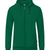 Jako Herren Kapuzenjacke Organic grün