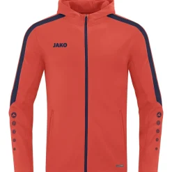 Jako Herren Kapuzenjacke Power flame/marine