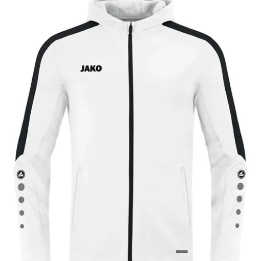 Jako Herren Kapuzenjacke Power weiß