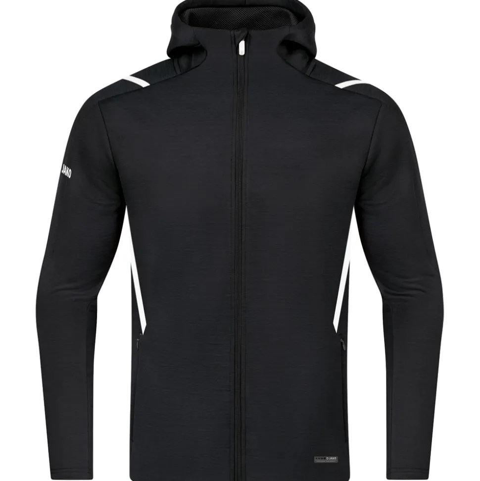 Jako Herren Kapuzenjacke Challenge schwarz-weiß