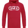 Jako Herren Kapuzensweat Retro rot