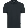 Jako Herren Polo Doubletex grau