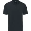 Jako Herren Polo Organic Stretch grau