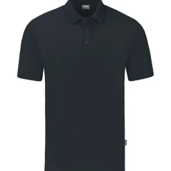 Jako Herren Polo Organic Stretch grau