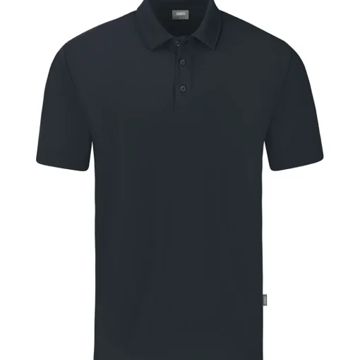 Jako Herren Polo Organic Stretch grau