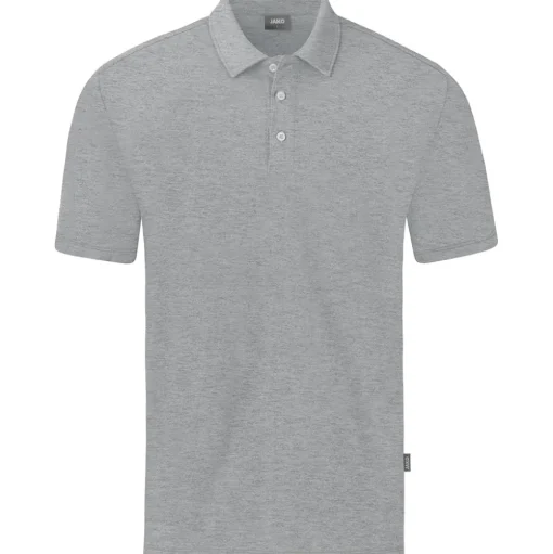 Jako Herren Polo Organic Stretch grau