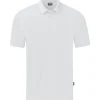 Jako Herren Polo Organic Stretch weiß