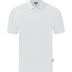 Jako Herren Polo Organic Stretch weiß