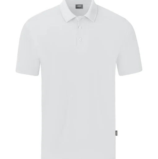Jako Herren Polo Organic Stretch weiß
