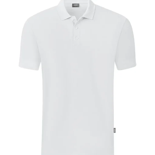 Jako Herren Polo Organic weiß