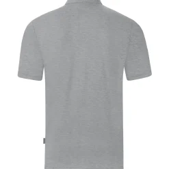 Jako Herren Polo Organic Stretch grau