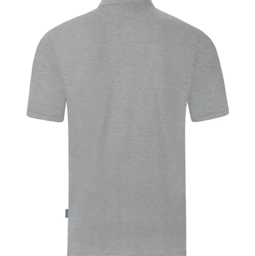 Jako Herren Polo Organic Stretch grau