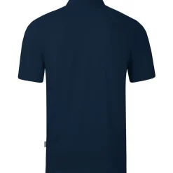 Jako Herren Polo Organic Stretch blau
