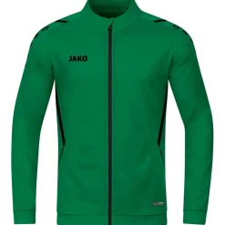 Jako Herren Polyesterjacke Challenge grün-schwarz
