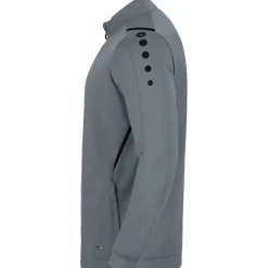 Jako Herren Polyesterjacke Challenge grau-schwarz