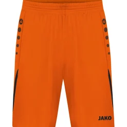 Jako Herren Sporthose Challenge orange-schwarz