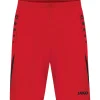 Jako Herren Sporthose Challenge rot-schwarz