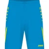 Jako Herren Sporthose Challenge blau-gelb