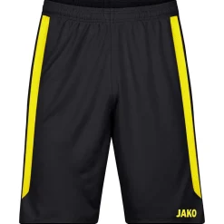 Jako Herren Sporthose Power schwarz/citro