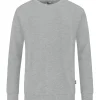 Jako Herren Sweat Organic grau