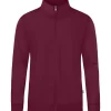 Jako Herren Sweatjacke Doubletex braun