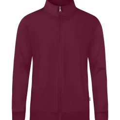 Jako Herren Sweatjacke Doubletex braun