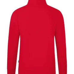 Jako Herren Sweatjacke Doubletex rot