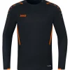 Jako Herren Sweatshirt Challenge schwarz-orange