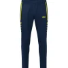 Jako Herren Trainingshose Allround blau-gelb