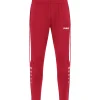 Jako Herren Trainingshose Power rot/weiß