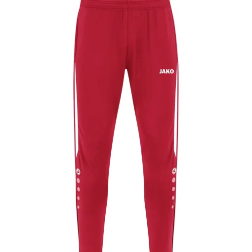 Jako Herren Trainingshose Power rot/weiß
