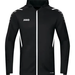 Jako Herren Trainingsjacke mit Kapuze Challenge schwarz-weiß