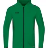 Jako Herren Trainingsjacke mit Kapuze Challenge grün-schwarz