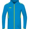 Jako Herren Trainingsjacke mit Kapuze Challenge blau-gelb