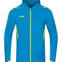 Jako Herren Trainingsjacke mit Kapuze Challenge blau-gelb