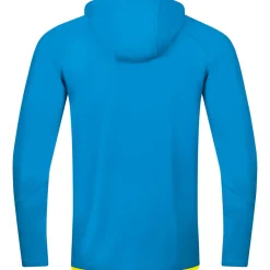Jako Herren Trainingsjacke mit Kapuze Challenge blau-gelb