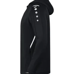 Jako Herren Trainingsjacke mit Kapuze Challenge schwarz-weiß