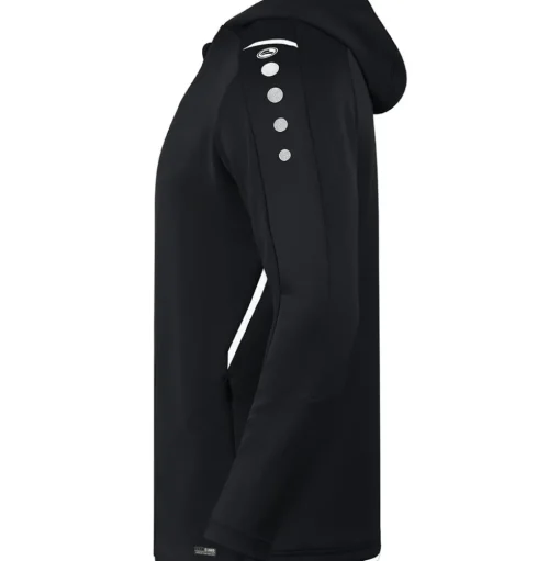 Jako Herren Trainingsjacke mit Kapuze Challenge schwarz-weiß