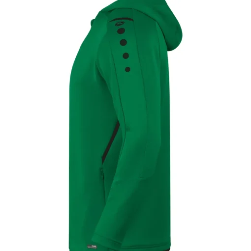 Jako Herren Trainingsjacke mit Kapuze Challenge grün-schwarz