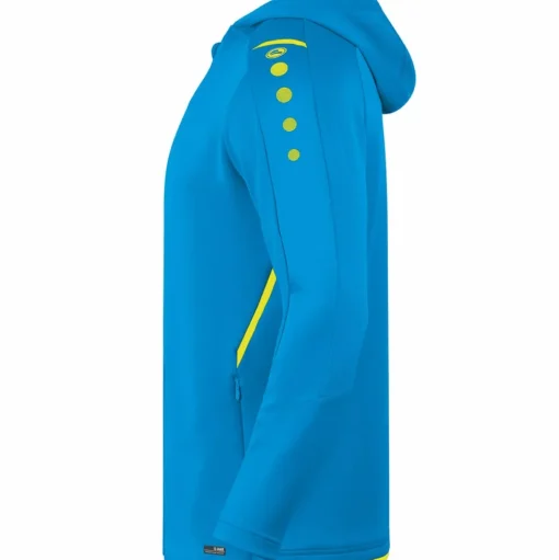 Jako Herren Trainingsjacke mit Kapuze Challenge blau-gelb