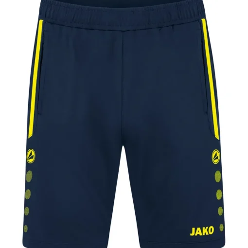 Jako Herren Trainingsshorts Allround blau-gelb
