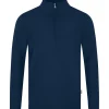 Jako Herren Ziptop Doubletex blau