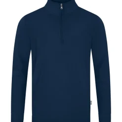 Jako Herren Ziptop Doubletex blau
