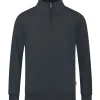 Jako Herren Ziptop Organic grau