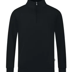 Jako Herren Ziptop Organic schwarz
