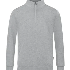 Jako Herren Ziptop Organic grau